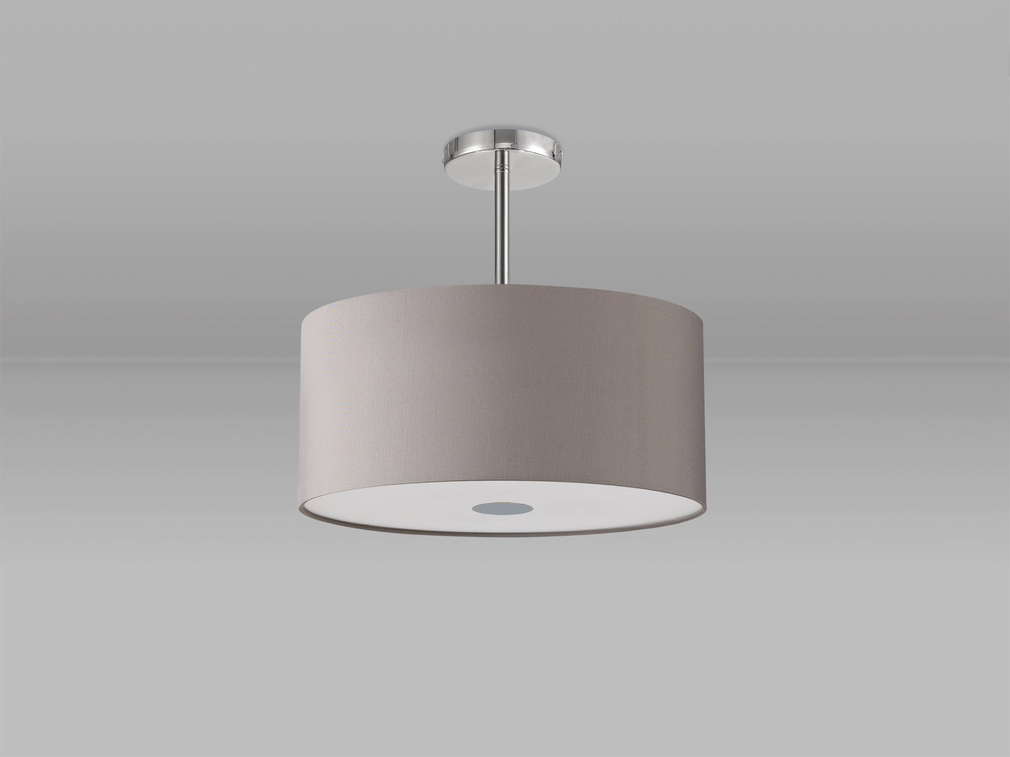 Baymont CH GR Ceiling Lights Deco Semi Flush Fittings